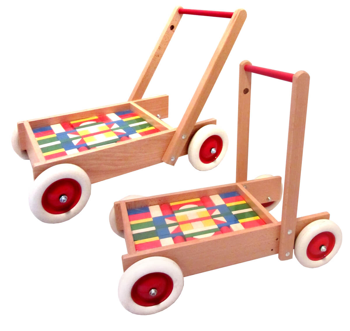 Laufwagen und aktive Spielzeuge